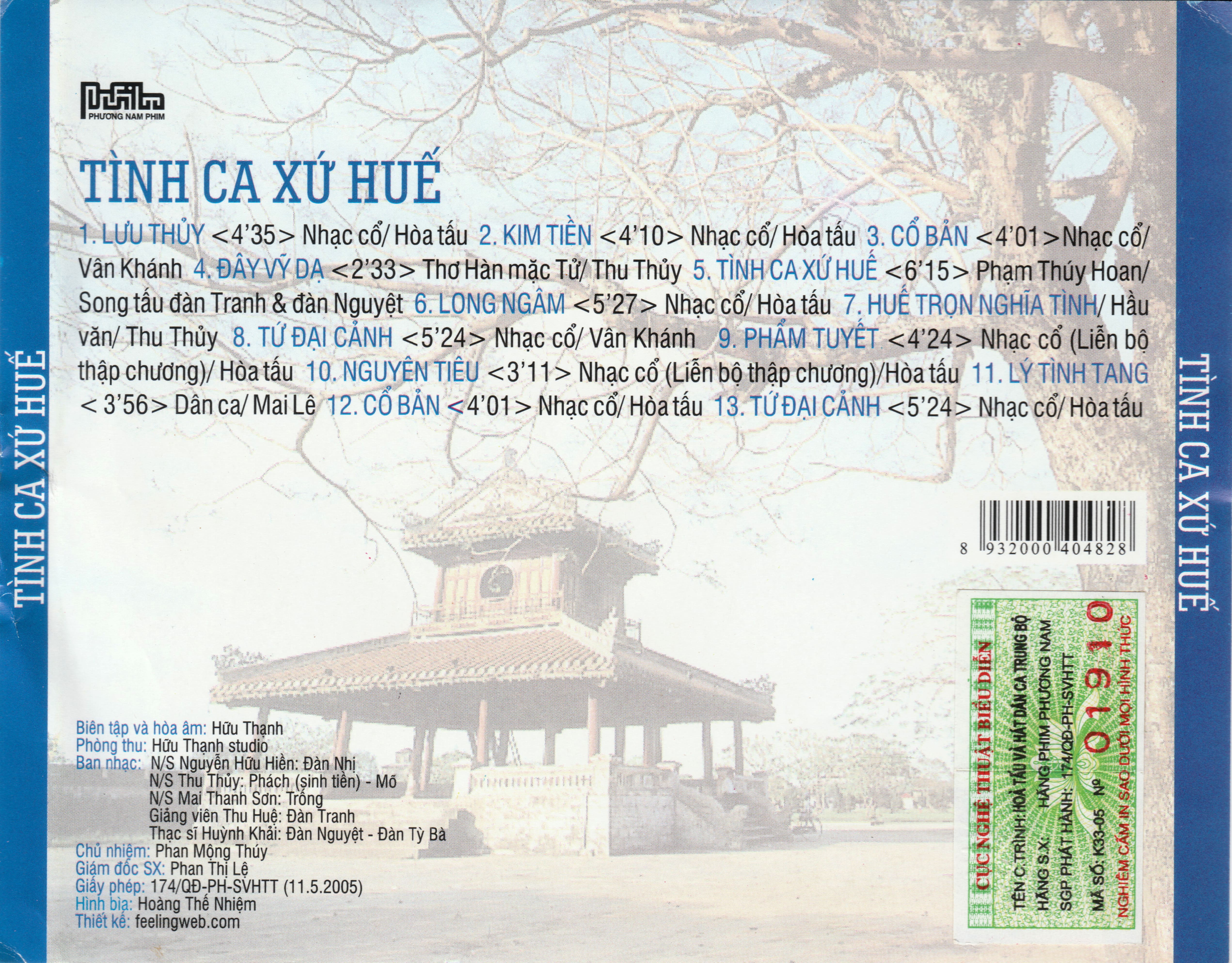 Phương Nam CD - Tình Ca Xứ Huế