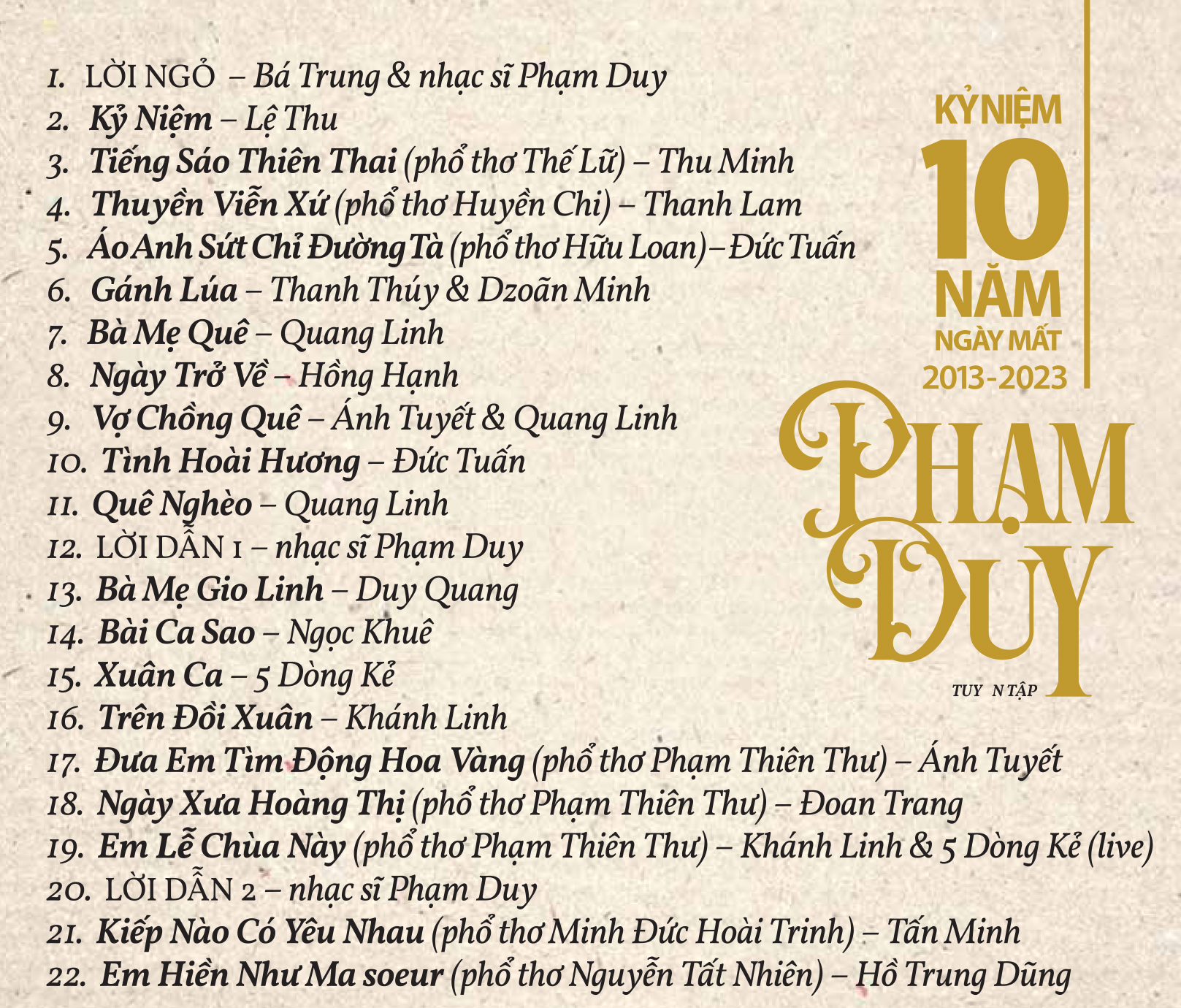 Phạm Duy Tuyển Tập