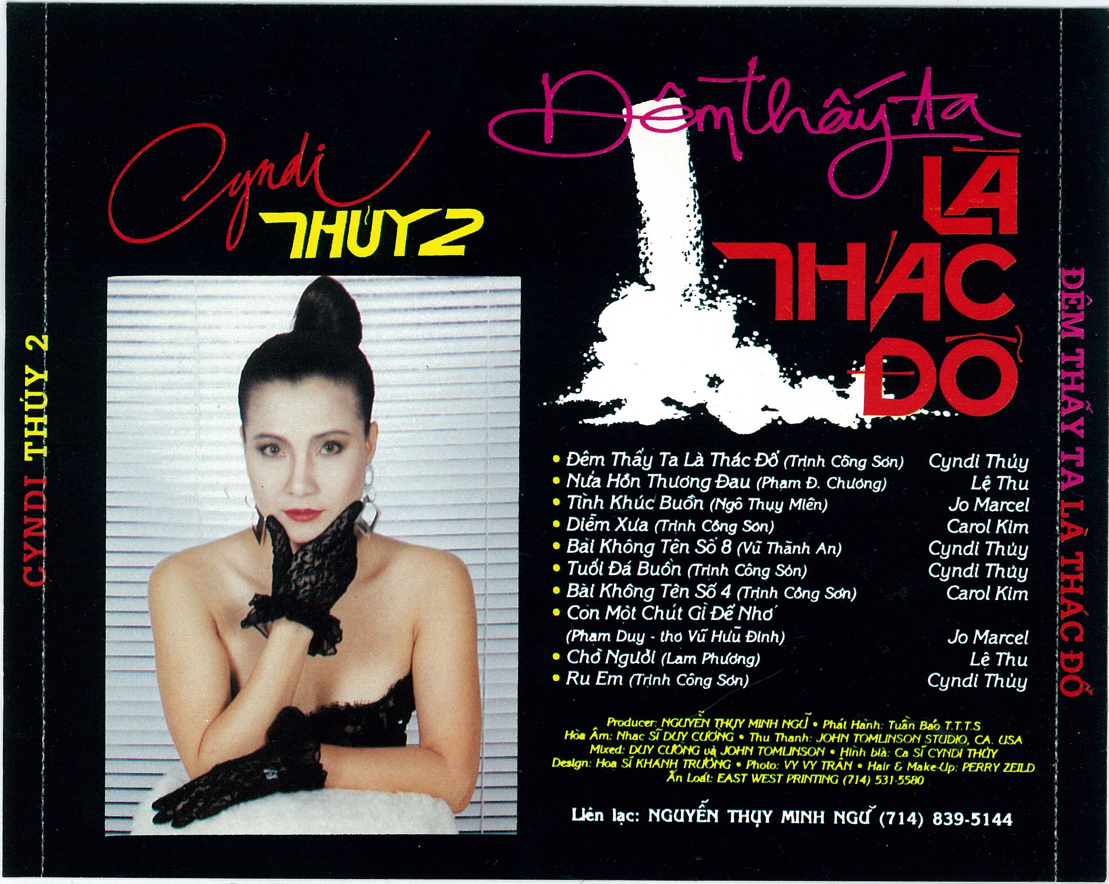 Cyndi Thủy CD002 - Đêm Thấy Ta Là Thác Đổ