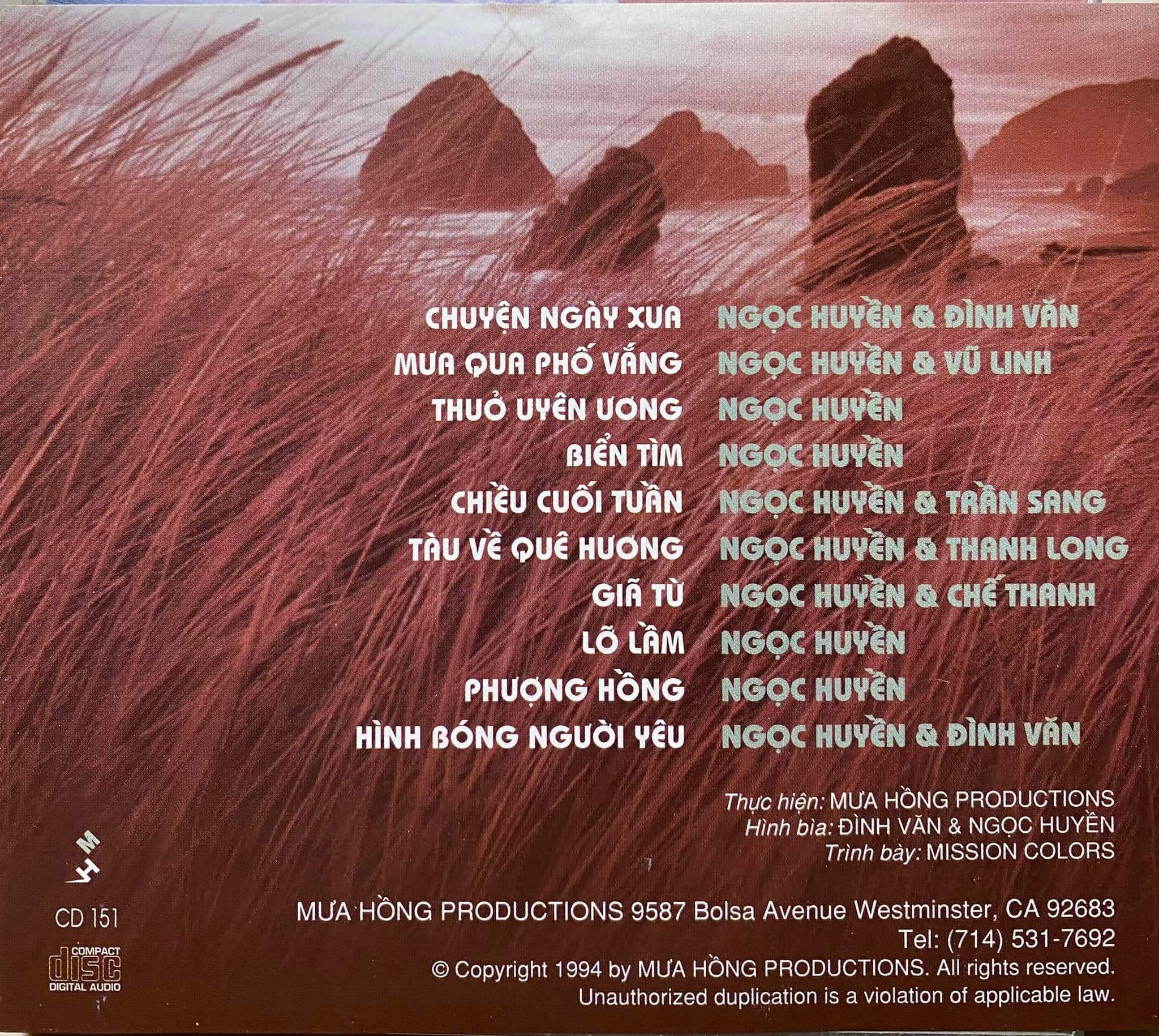 Mưa Hồng CD151 - Chuyện Ngày Xưa - Ngọc Huyền