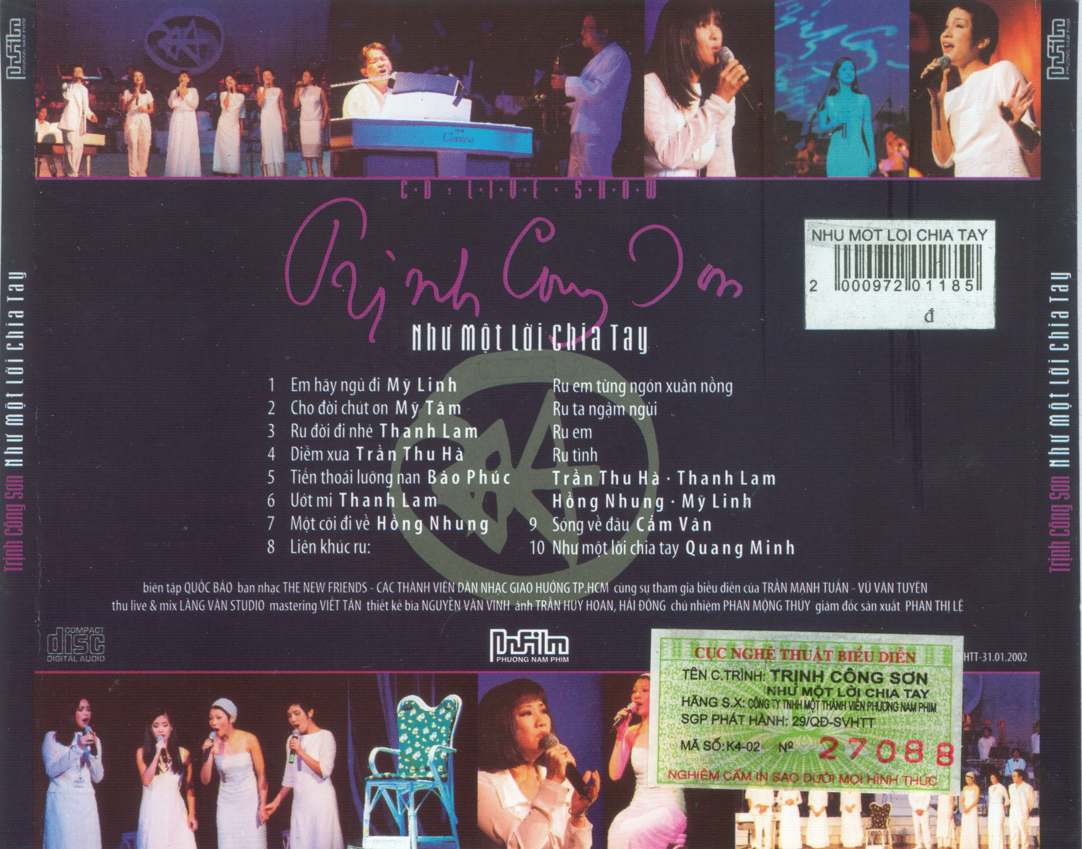 Phương Nam CD - Như Một Lời Chia Tay