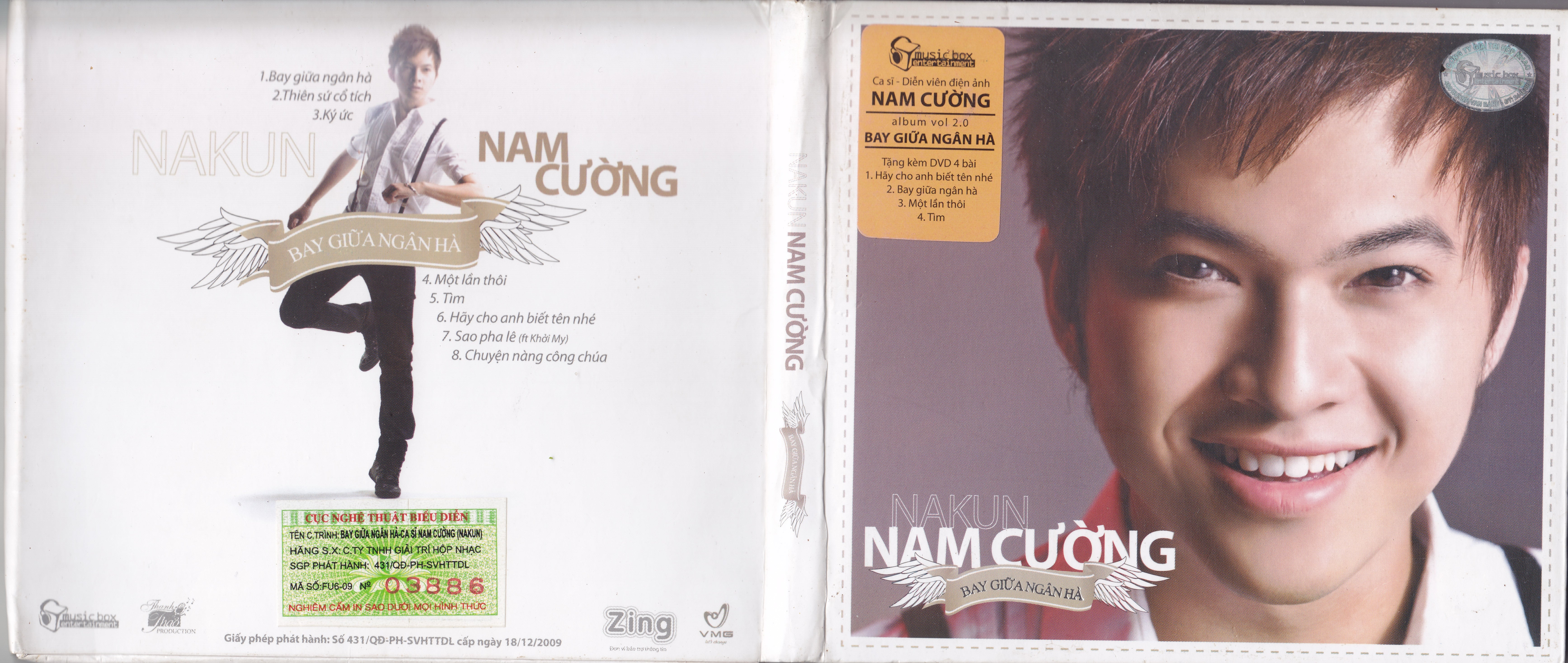 Music Box CD - Bay Giữa Ngân Hà - Nam Cường