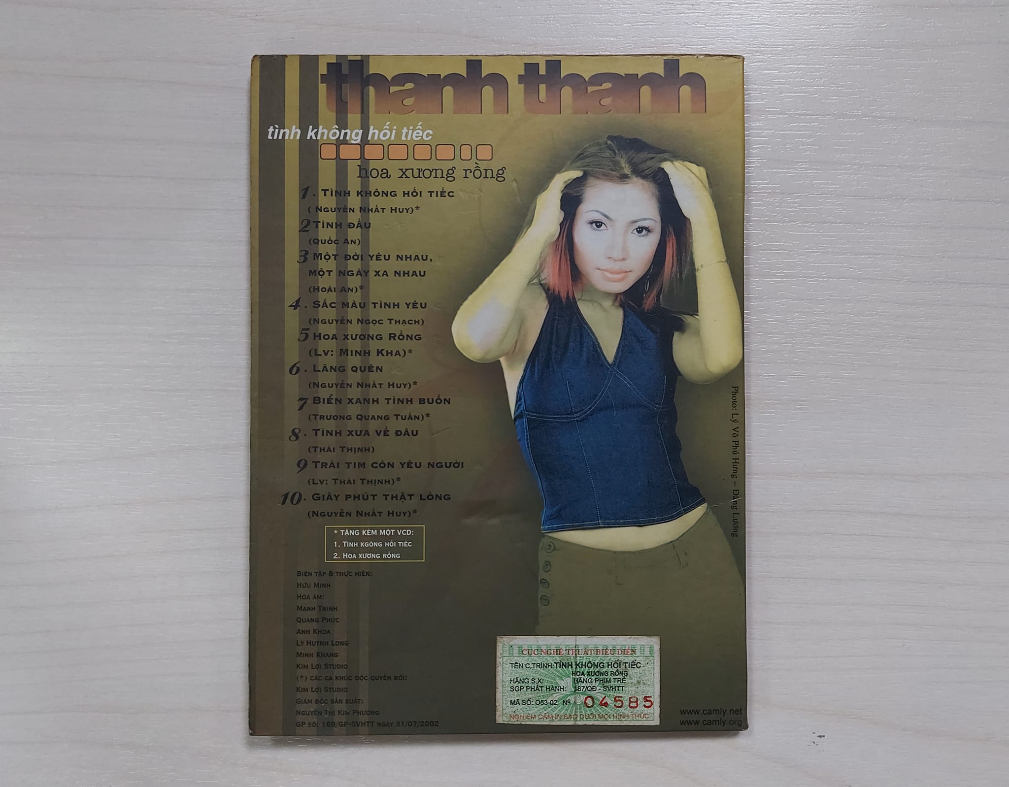 Hãng Phim Trẻ CD - Tình Không Hối Tiếc & Hoa Xương Rồng - Thanh Thanh