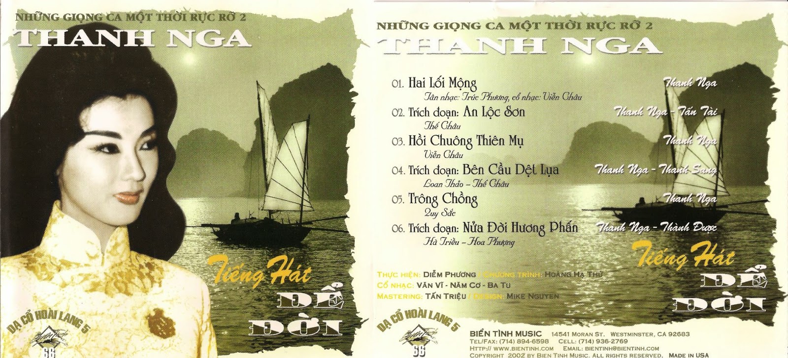 Biển Tình CD066 - Thanh Nga - Tiếng Hát Để Đời