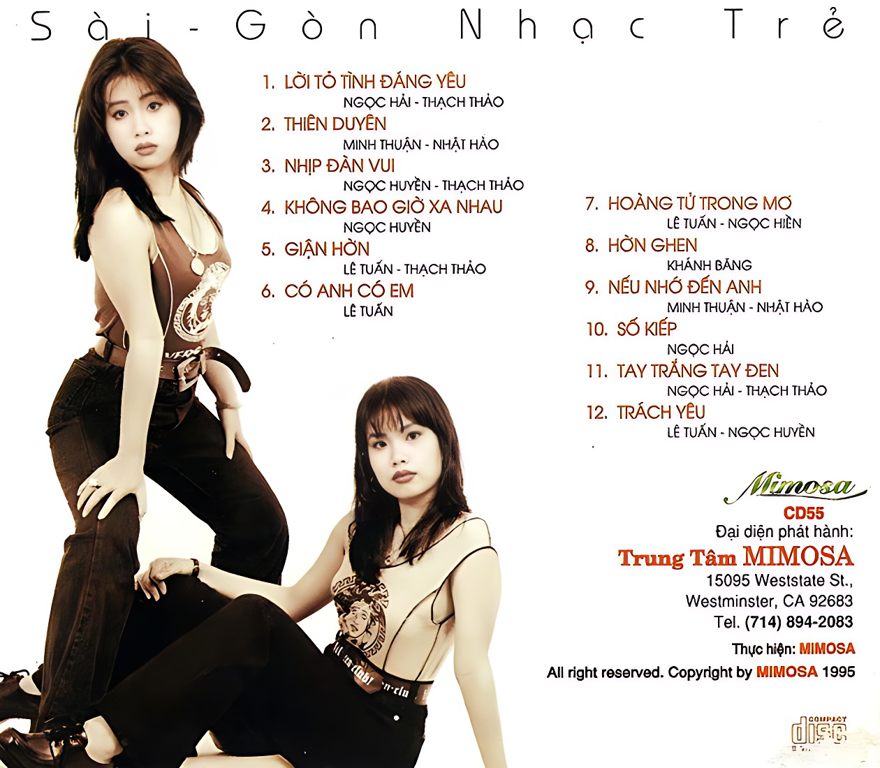 Mimosa CD055 - Lời Tỏ Tình Đáng Yêu