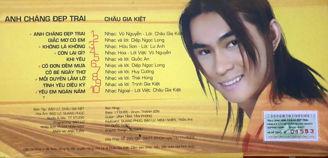 Vafaco CD - Anh Chàng Đẹp Trai - Châu Gia Kiệt