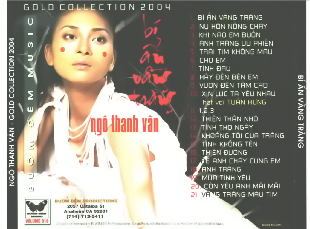 Bướm Đêm CD019 - Bí Ẩn Vầng Trăng - Ngô Thanh Vân