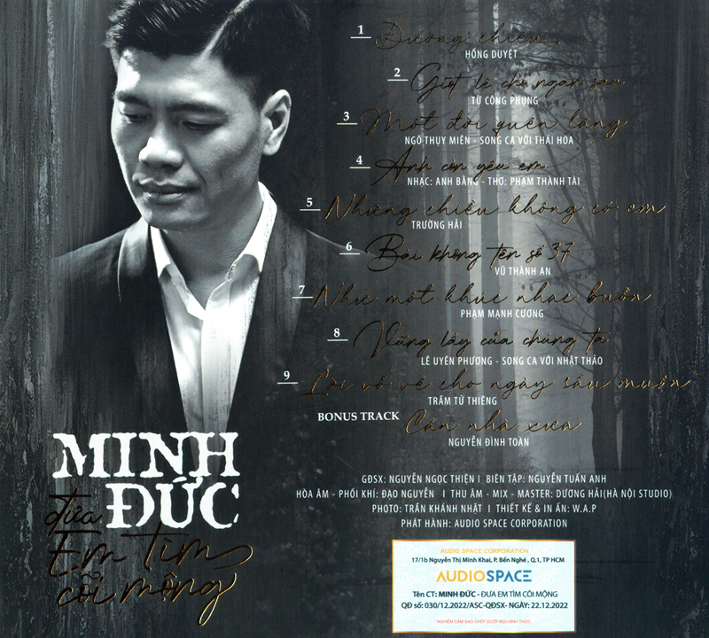 Audio Space CD - Đưa Em Tìm Cõi Mộng - Minh Đức