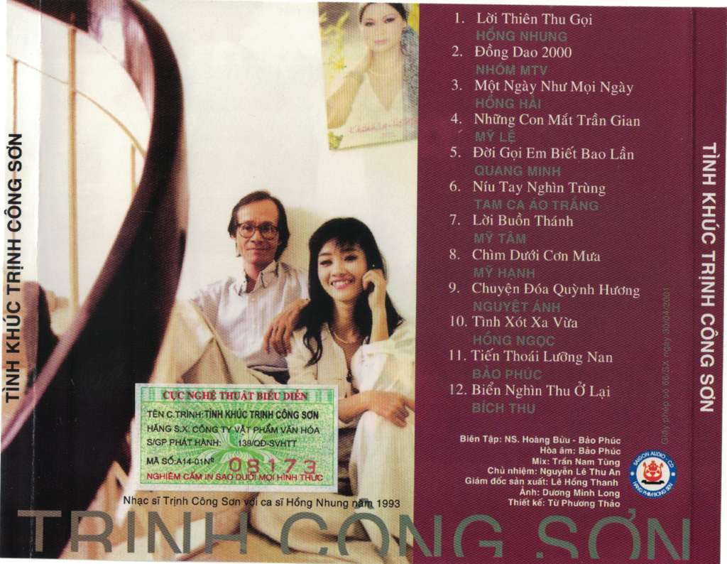 Sài Gòn CD - Tình Khúc Trịnh Công Sơn (2001)