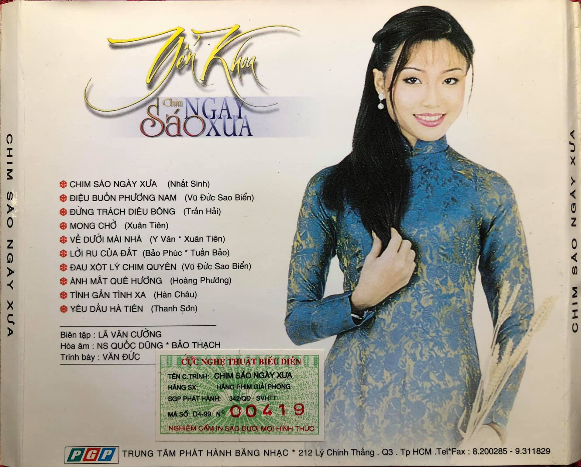 PGP CD - Chim Sáo Ngày Xưa - Yến Khoa