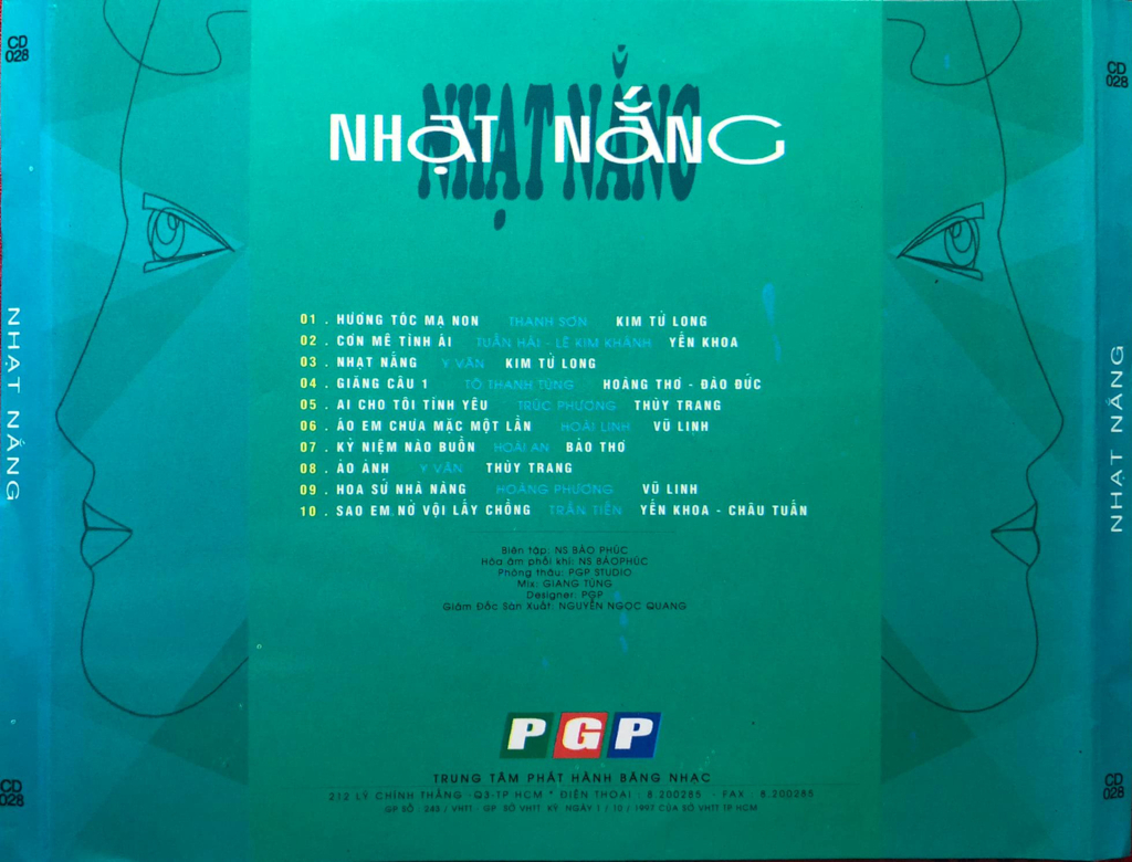 PGP CD034 - Nhạt Nắng