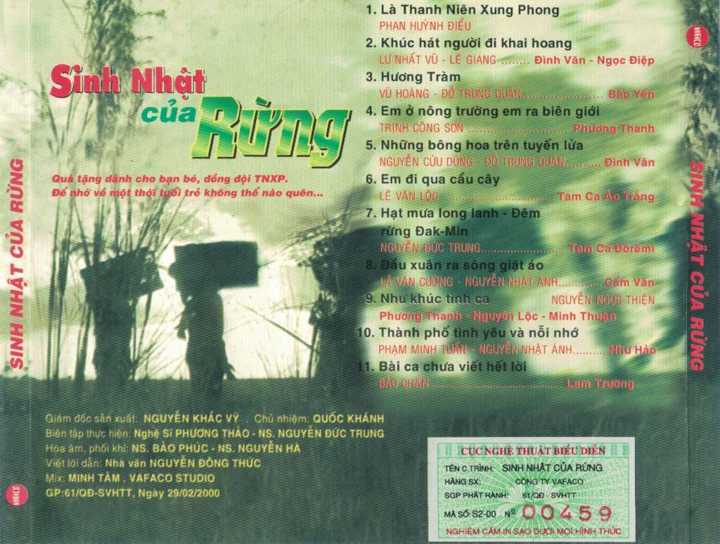 Vafaco CD - Sinh Nhật Của Rừng