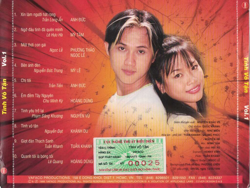 Vafaco CD - Tình Vô Tận