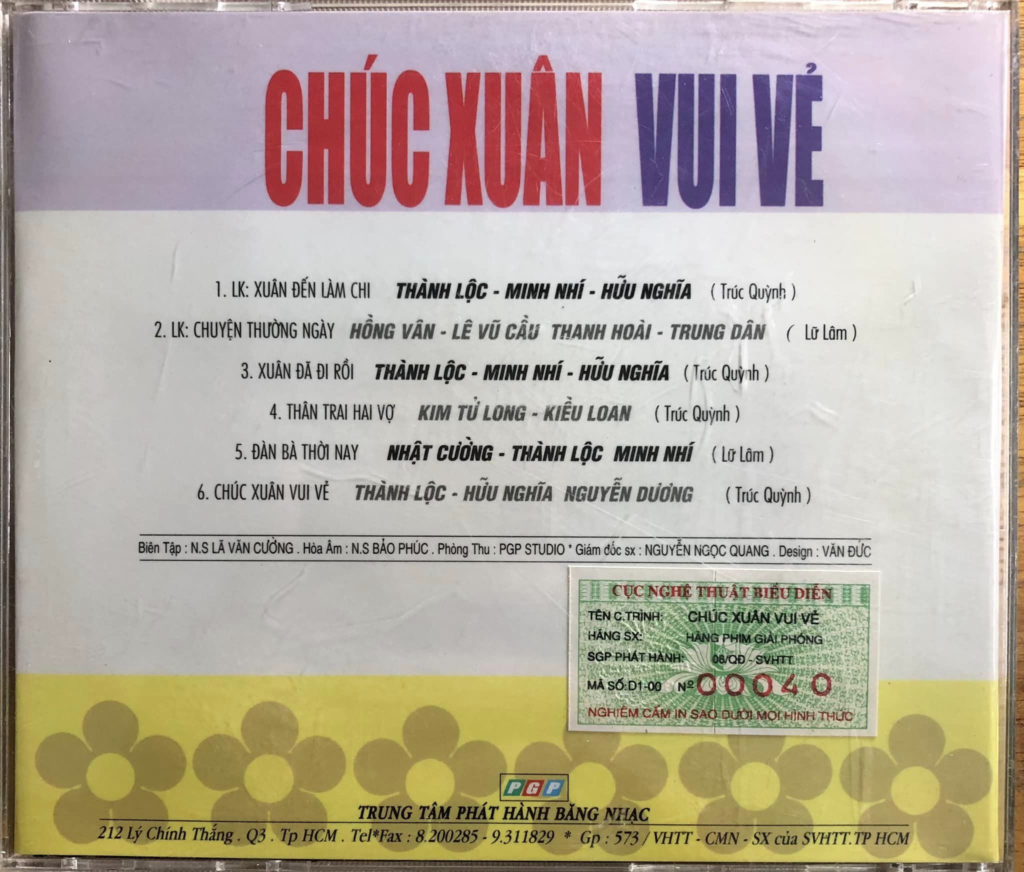 PGP CD072 - Chúc Xuân Vui Vẻ (1998)