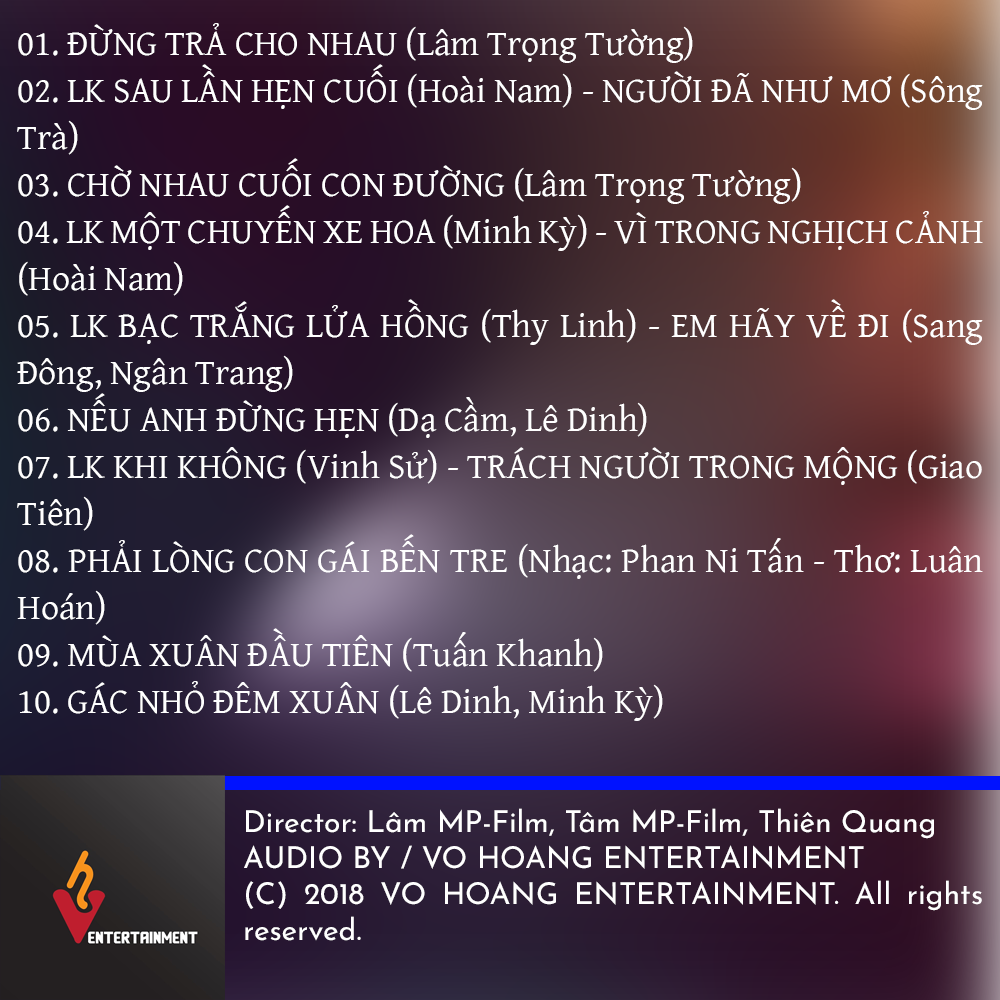 Thiên Quang, Quỳnh Trang - Tuyển Chọn Song Ca (Phần 2)