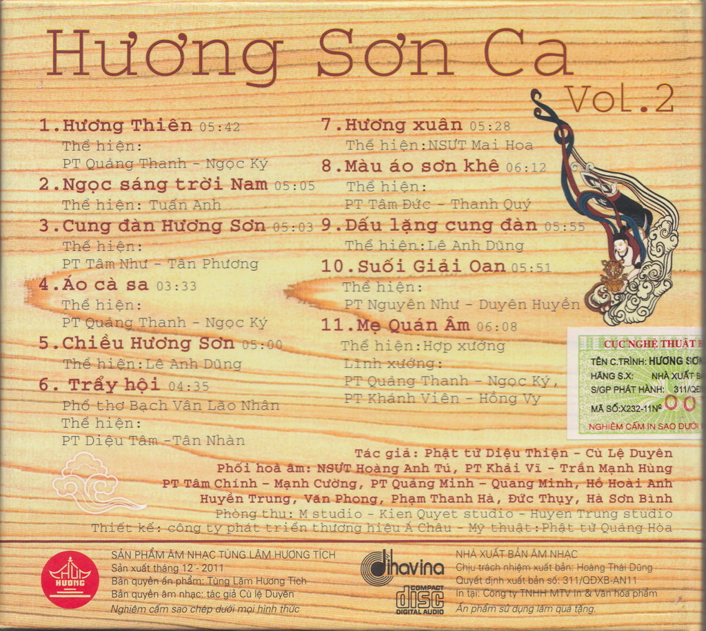 Dihavina CD - Hương Sơn Ca Vol 2