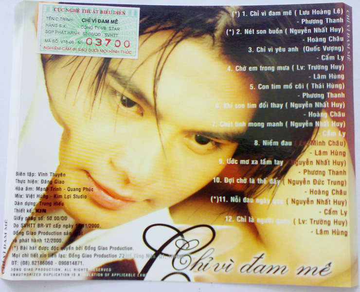 Đồng Giao CD - Chỉ Vì Đam Mê