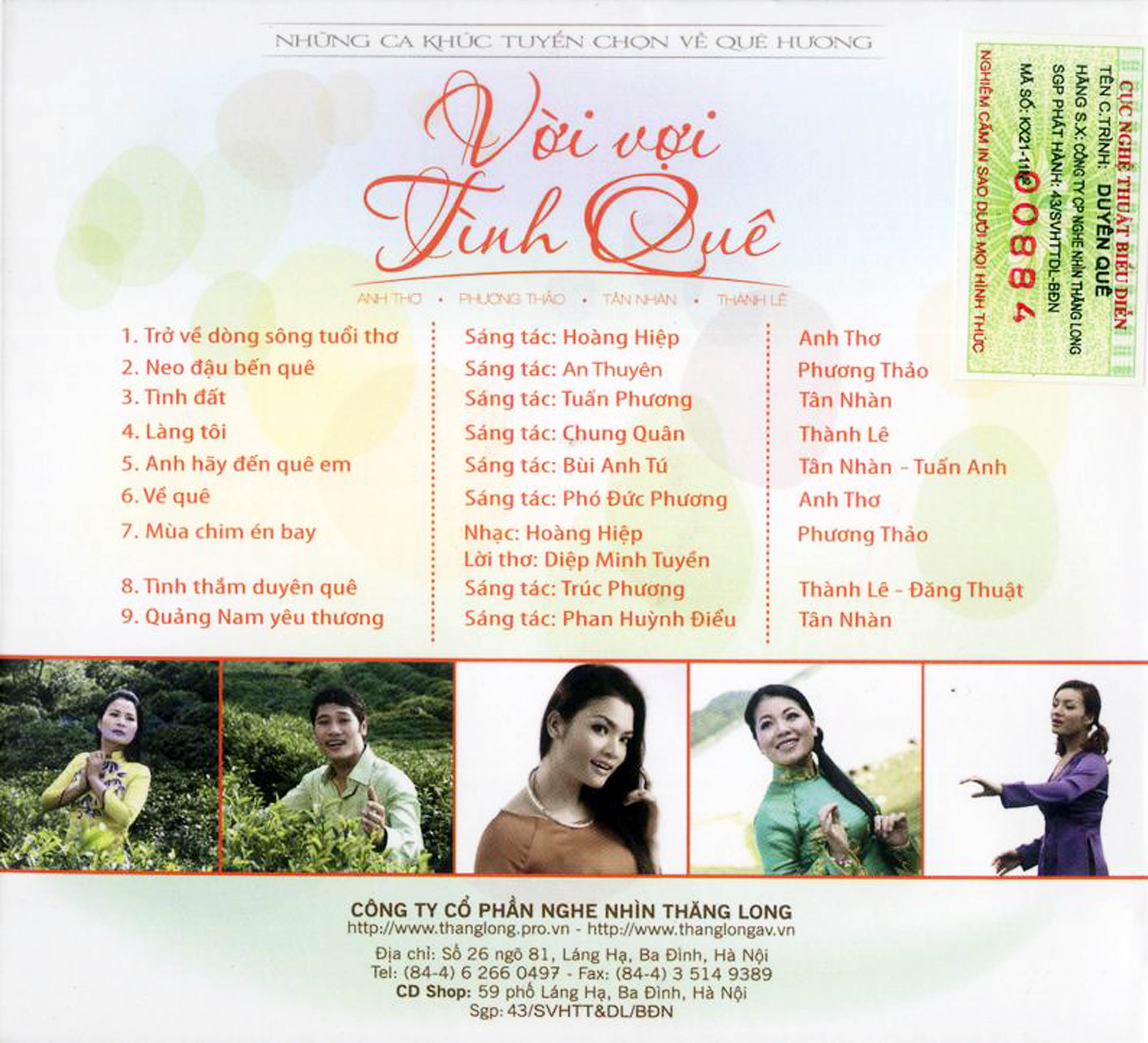 Thăng Long CD - Vời Vợi Tình Quê