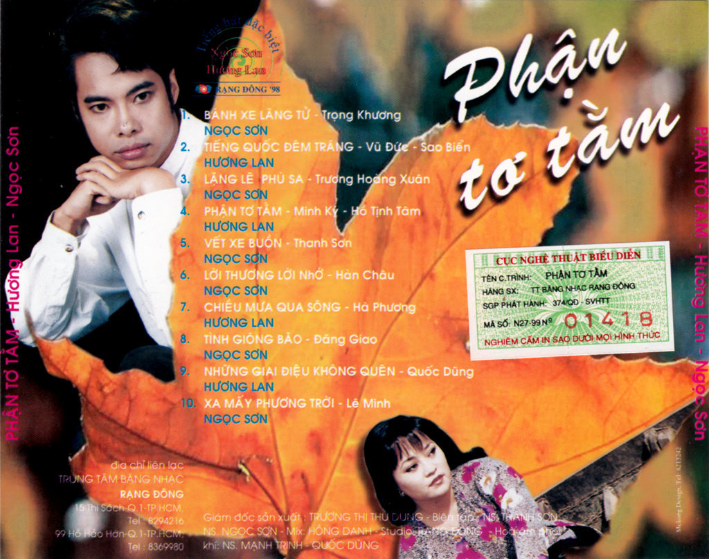 Rạng Đông CD - Phận Tơ Tằm - Ngọc Sơn & Hương Lan