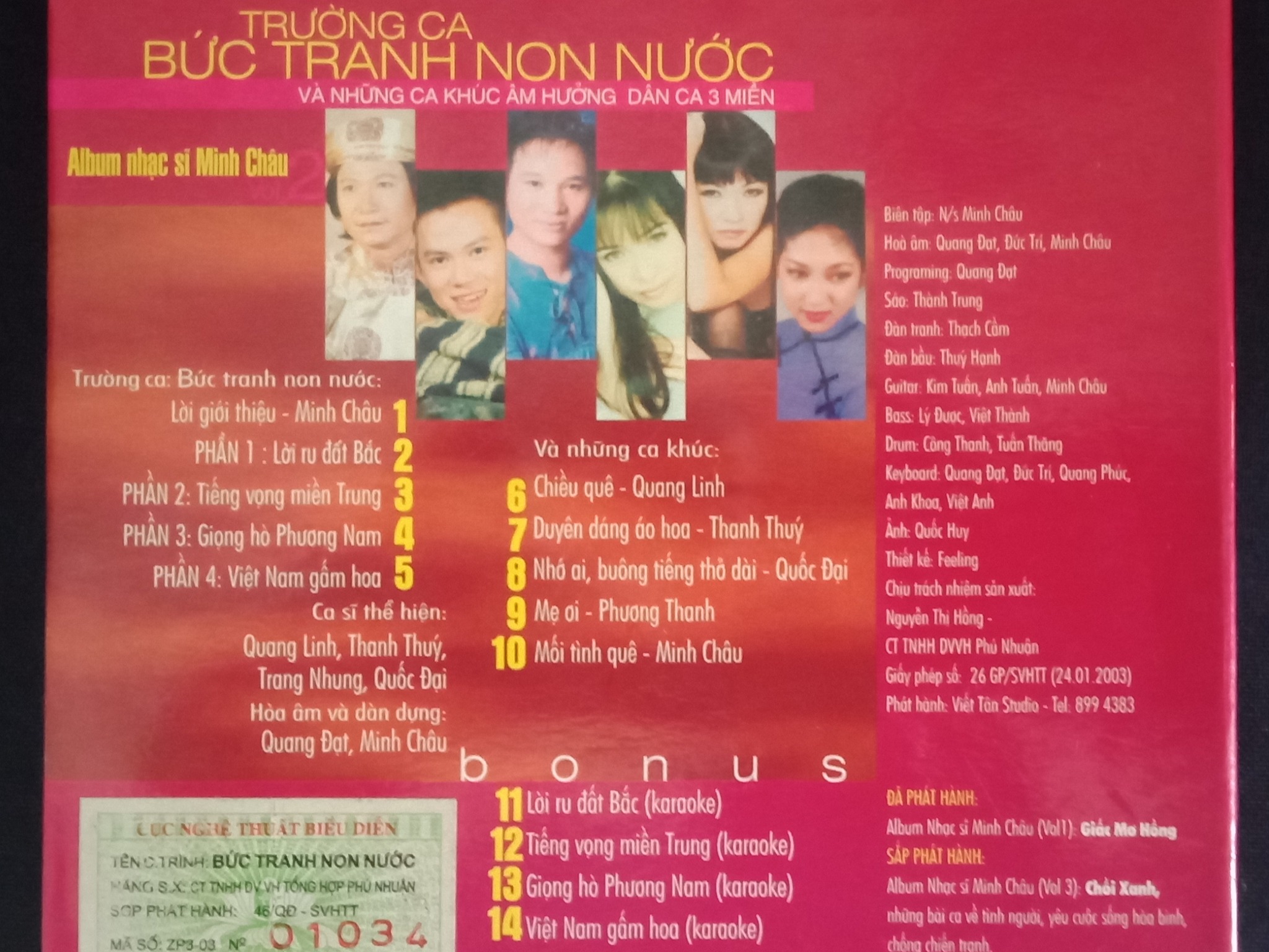 Viết Tân CD - Trường Ca Bức Tranh Non Nước - Minh CHâu