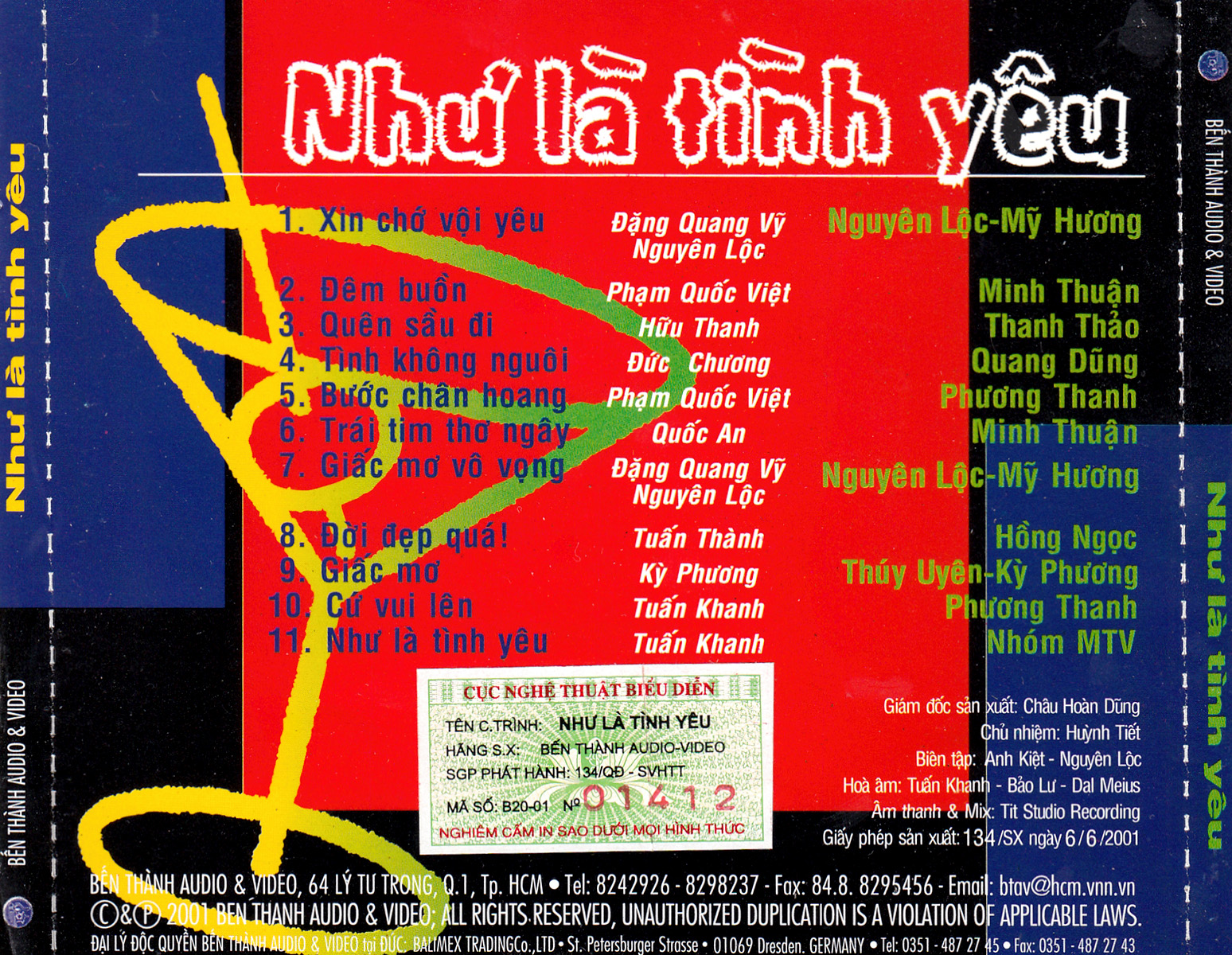 Bến Thành CD - Như Là Tình Yêu