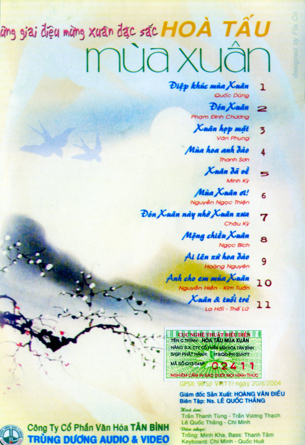 Trùng Dương CD - Hòa Tấu Mùa Xuân - Những Giai Điệu Mừng Xuân Đặc Sắc