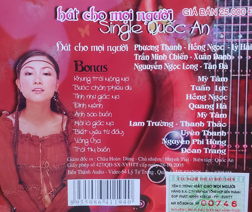 Bến Thành CD - Hát Cho Mọi Người