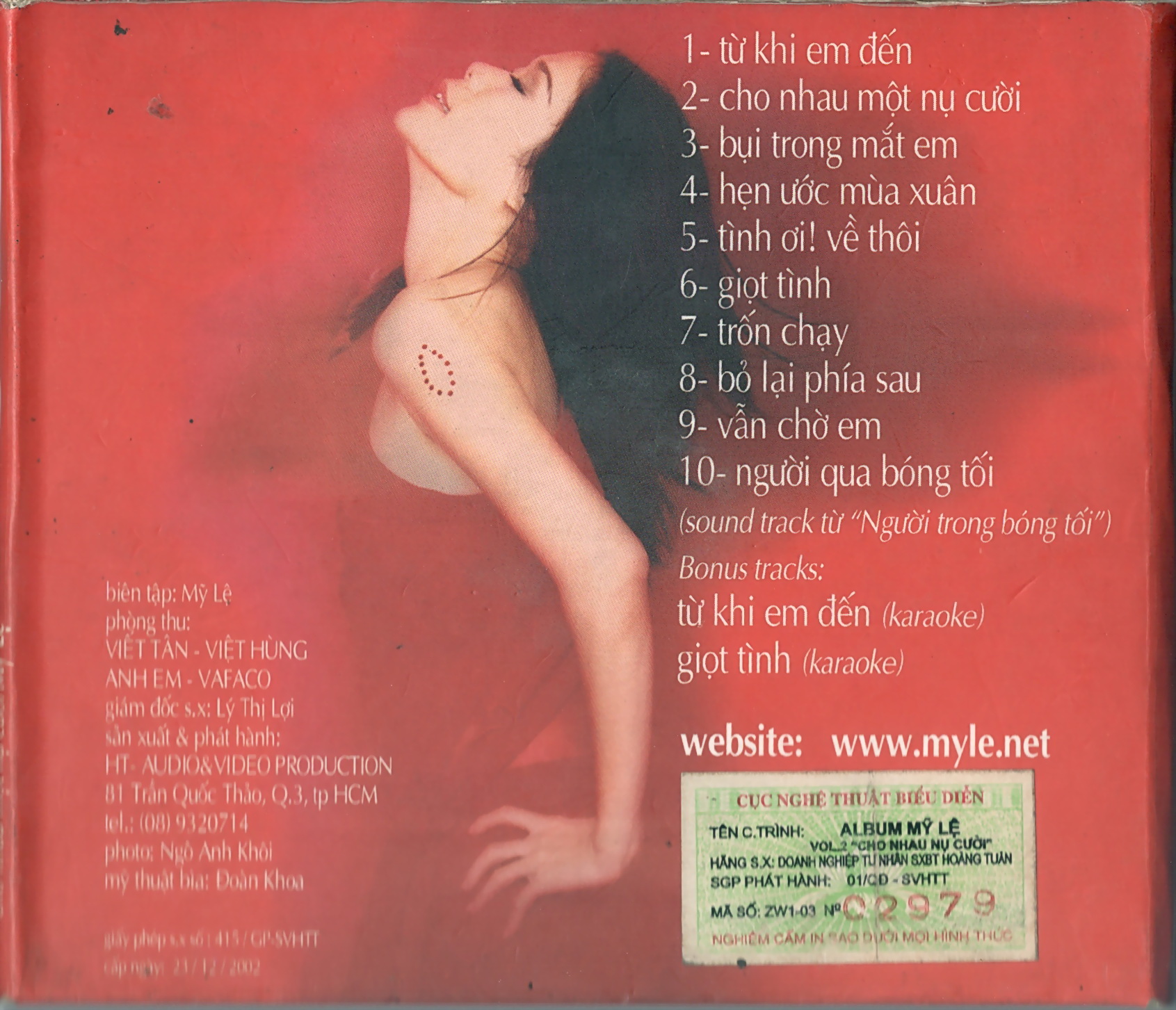 HT Productions - Cho Nhau Một Nụ Cười - Mỹ Lệ