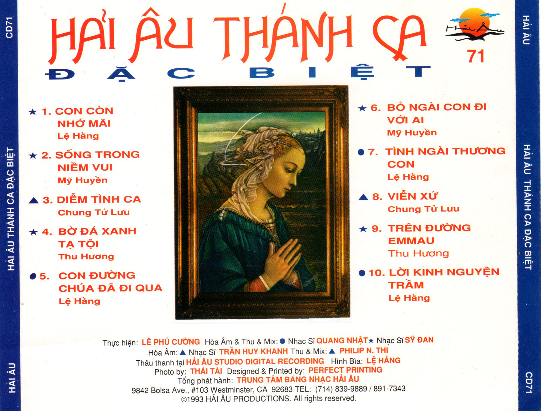 Hải Âu CD071 - Nguyện Cầu - Thánh Ca