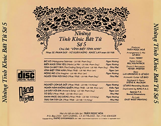 Nắng Enterprise CD - Những Tình Khúc Bất Tử 05