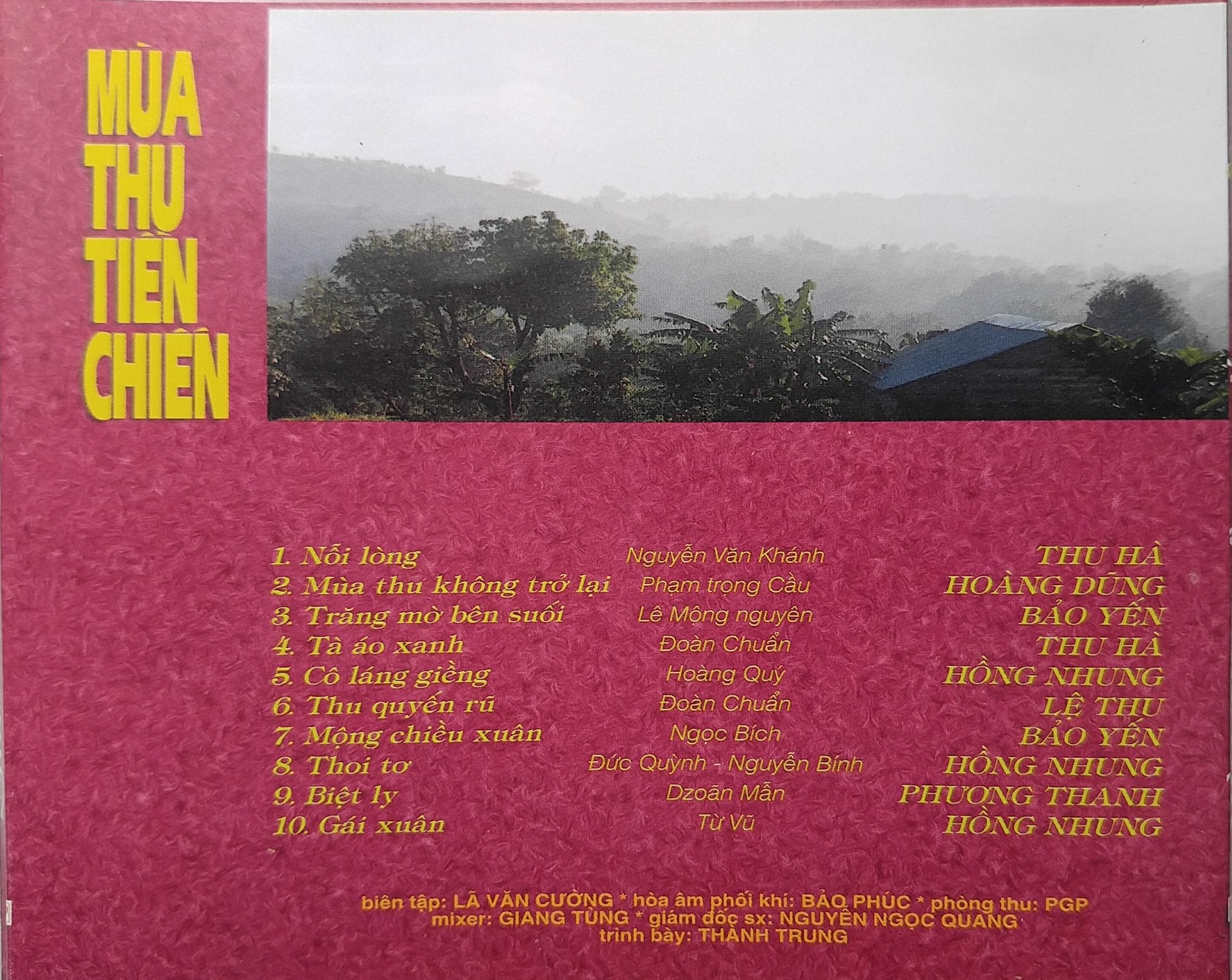 PGP CD005 - Mùa Thu Tiền Chiến (1996)
